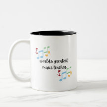Die größte Tasse für Musiklehrer der Welt