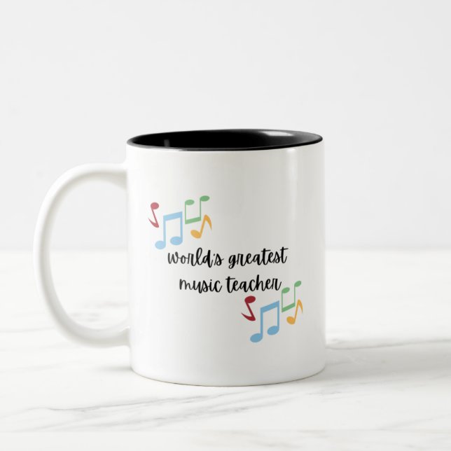 Die größte Tasse für Musiklehrer der Welt (Links)