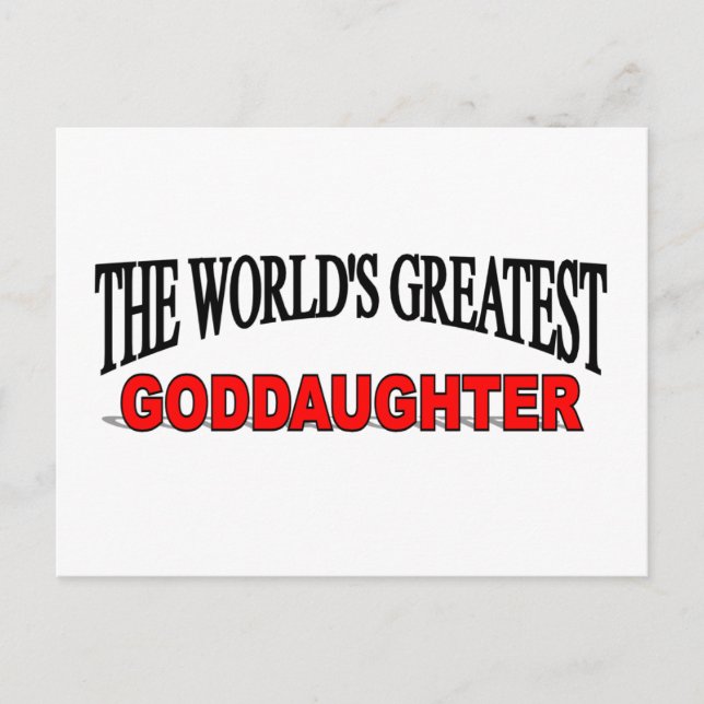 Die größte Tochter der Welt Postkarte (Vorderseite)