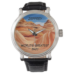 Die größte Vater-Armbanduhr der Welt Armbanduhr