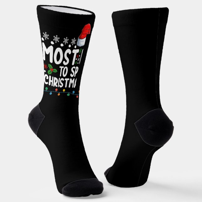 Die größte Wahrscheinlichkeit, Weihnachts-Cheer Ho Socken (Gewinkelt)