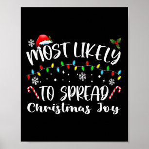 Die größte Wahrscheinlichkeit Weihnachtsfreude zu Poster