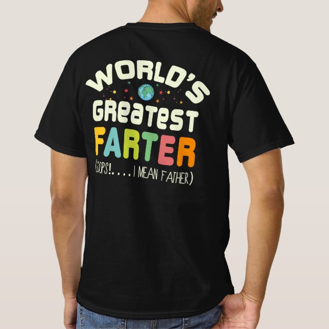 Die größten Farter Oops der Welt, die ich Gemein V T-Shirt (Rückseite)