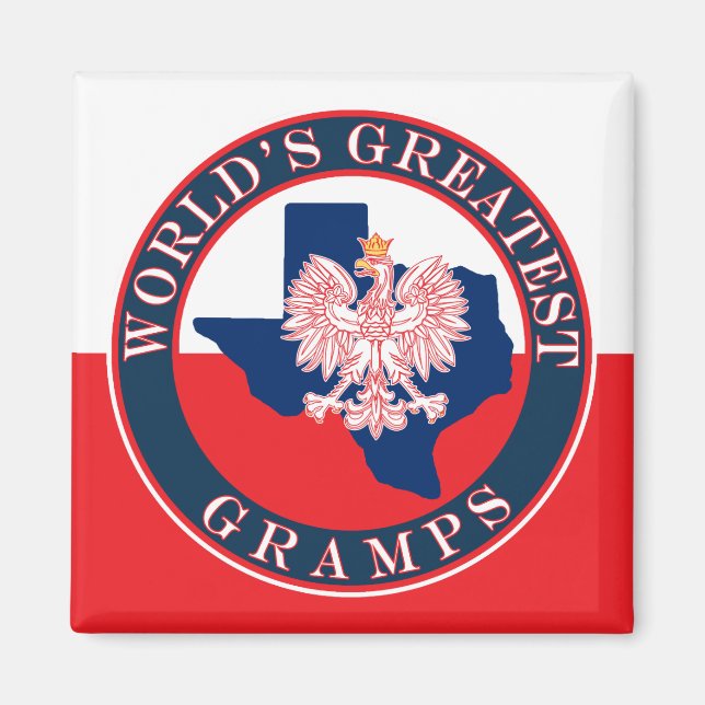 Die größten Gramps der Welt Magnet (Vorne)