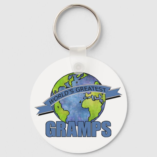 Die größten Gramps der Welt Schlüsselanhänger (Vorderseite)