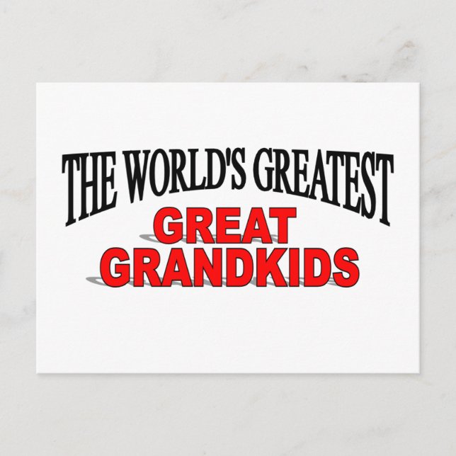 Die größten Großkinder der Welt Postkarte (Vorderseite)