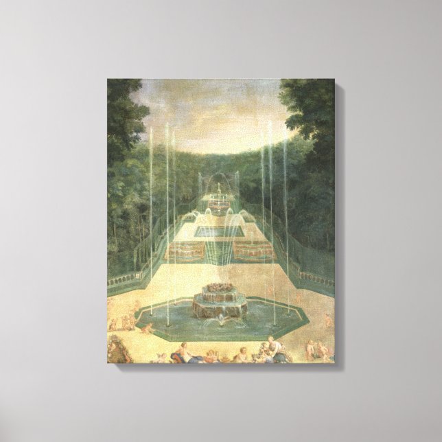 Die Grotten von Versailles Leinwanddruck (Vorderseite)