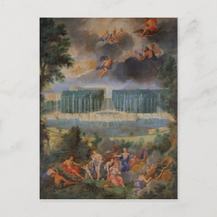 Die Groves von Versailles. Blick auf den Neptun-Po Postkarte