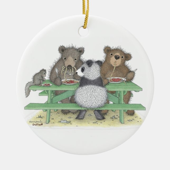 Die Gruffies® Verzierungen Keramik Ornament (Vorne)
