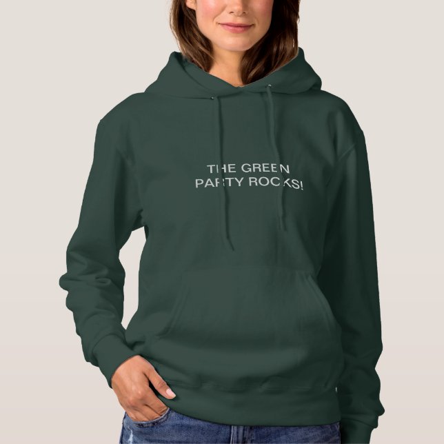DIE GRÜN-PARTY-FELSEN! HOODIE (Vorderseite)