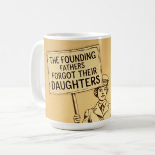 Die Gründerväter ersticken Protestkunst Kaffeetasse
