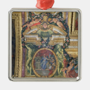 Die Grundlage des königlichen DES des Hotels Silbernes Ornament