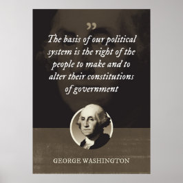 Die Grundlage unseres politischen Systems ist das  Poster