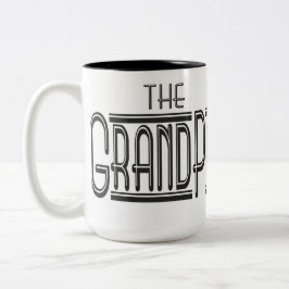 "DIE GRUNDSATZ-Tasse" Zweifarbige Tasse