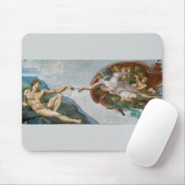 Die Gründung Adams (um 1511) | Michelangelo Mousepad