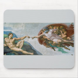 Die Gründung Adams (um 1511) | Michelangelo Mousepad