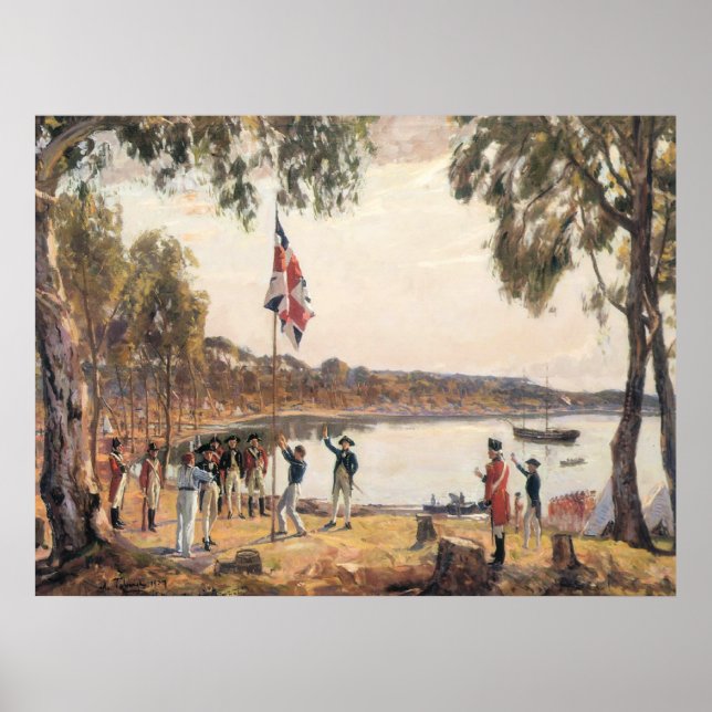 Die Gründung Australiens, Poster (Vorne)