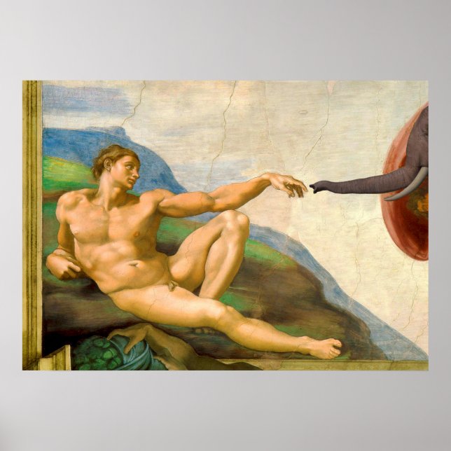 Die Gründung von Adam Parody Poster (Vorne)