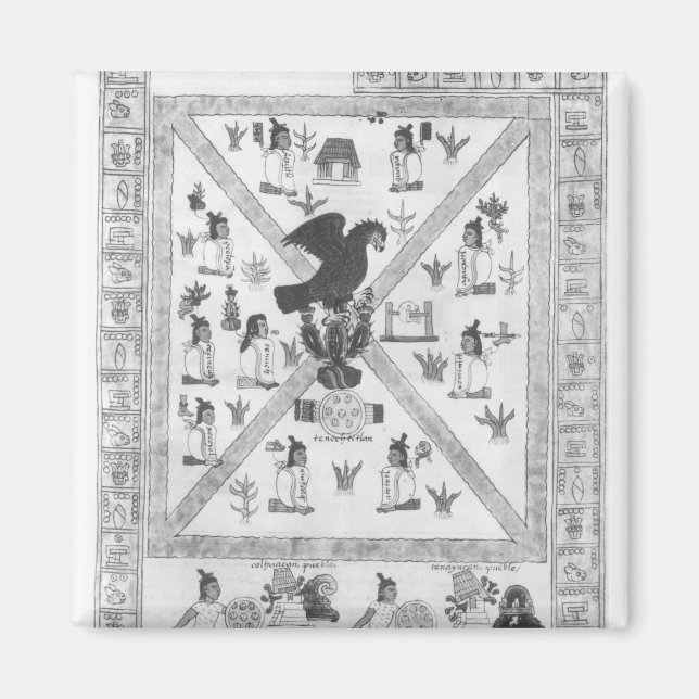 Die Gründung von Tenochtitlan Magnet (Vorne)