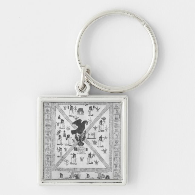 Die Gründung von Tenochtitlan Schlüsselanhänger (Vorne)