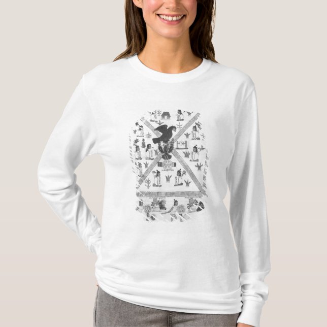 Die Gründung von Tenochtitlan T-Shirt (Vorderseite)