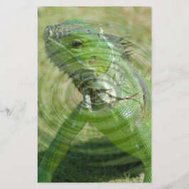 Die grüne Iguana Briefpapier