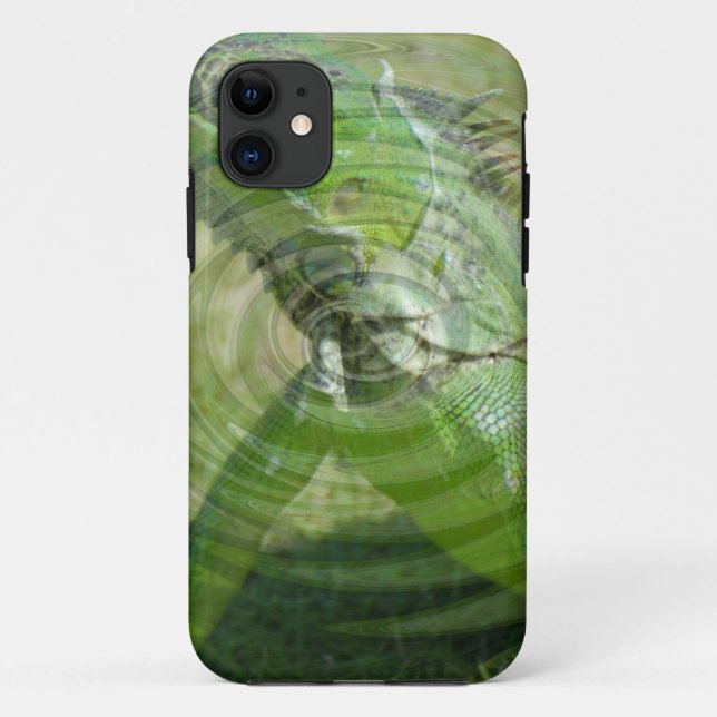 Die grüne Iguana Case-Mate iPhone Hülle (Rückseite)