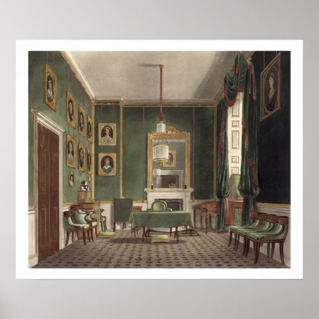 Die grüne Kulisse, Buckingham House, von "The Hist Poster (Vorne)