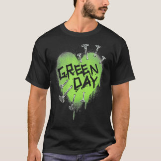 Die grüne Liebe nagelt T-Shirt