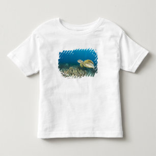 Die Grüne Meeresschildkröte, (Chelonia mydas), ist Kleinkind T-shirt