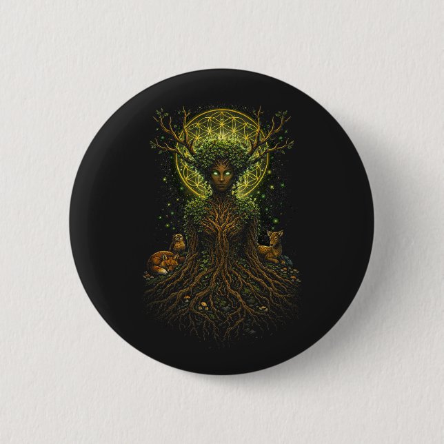 Die grüne Mutter Button (Vorderseite)