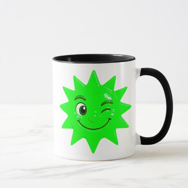 Die grüne Sonne Tasse (Rechts)