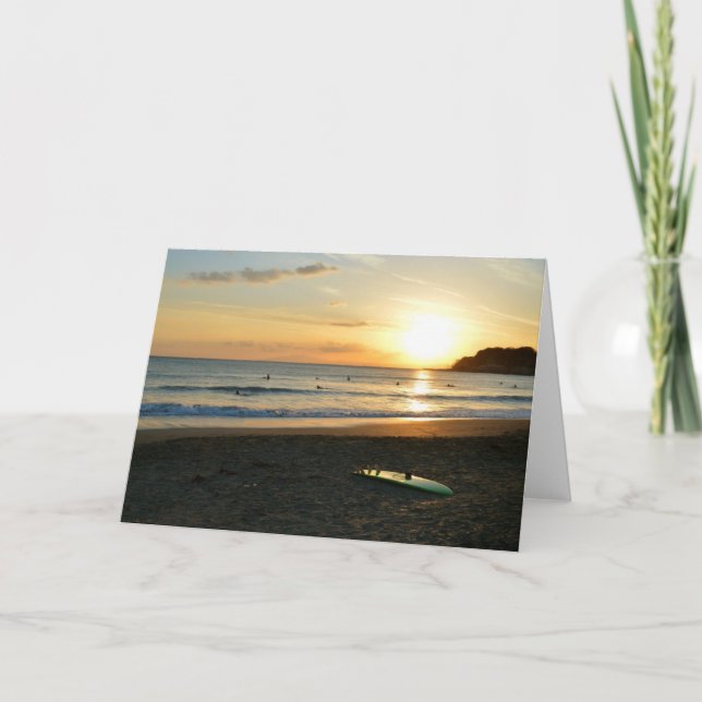 Die grüne Surfboard Karte (Vorderseite)