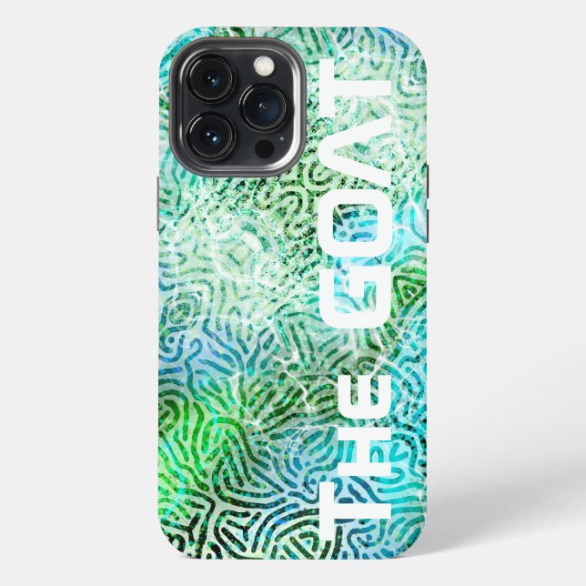 Die grüne Ziege iPhone 13 Pro Max Hülle (Rückseite)