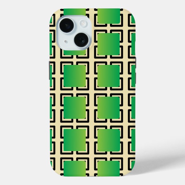 Die grünen Farbfelder Case-Mate iPhone Hülle (Rückseite)