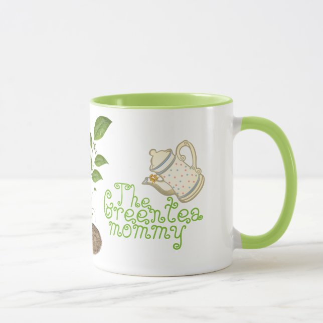Die grüner Tee-Mama-Tasse Tasse (Rechts)