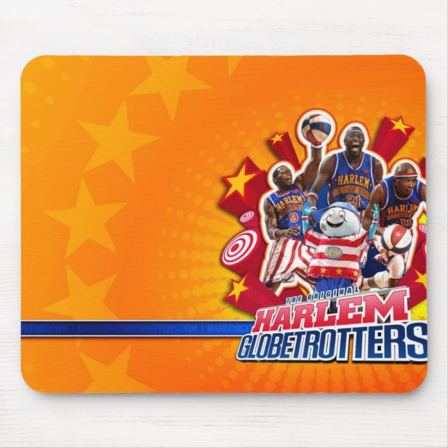 Die Gruppen-Bild Harlemglobetrotters Mousepad (Vorne)