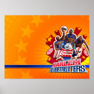 Die Gruppen-Bild Harlemglobetrotters Poster