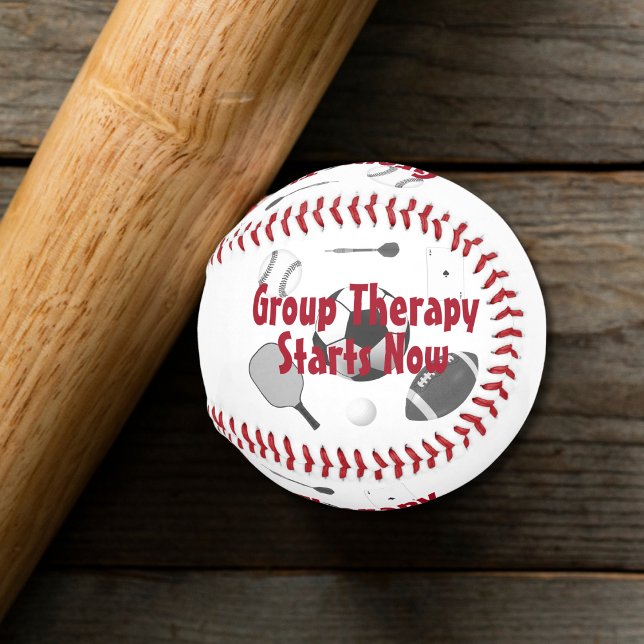 Die Gruppentherapie beginnt jetzt mit der roten Ty Baseball (Von Creator hochgeladen)