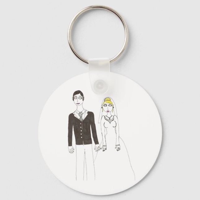 Die gruselige Hochzeit 2 Schlüsselanhänger (Vorderseite)