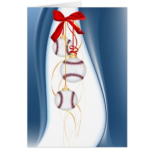 Die Gruß-Baseball der Jahreszeit Karte