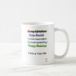 Die Gruß-Tasse der Jahreszeiten Kaffeetasse<br><div class="desc">So, wie Sie Ihre geliebten grüßen (oder andere…) im Dezember??</div>