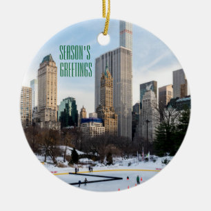 Die Grüße der Jahreszeit aus dem NYC-Ornament Keramikornament