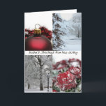 Die Grüße der New Jersey Jahreszeit Winter Collage Feiertagskarte<br><div class="desc">Erstellt aus einem Original Studio Porto Sabbia Foto! Diese Weihnachtskarte ist in verschiedenen Sprachen erhältlich,  für spezielle (familiäre) Beziehungen und als Staat-spezifische Karte für alle US-Staaten.</div>