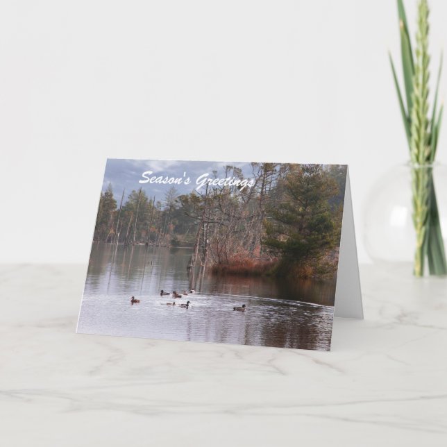 Die Grüße der Saison Feiertagskarte (Vorderseite)