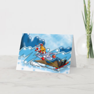 Die Grüße der Saison! Feiertagskarte