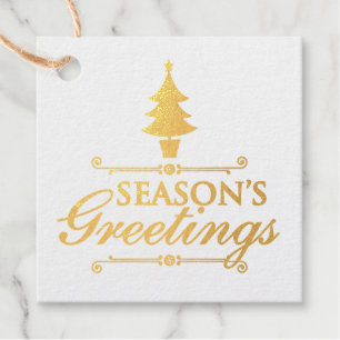 Die Grüße der Saison Geschenkanhänger