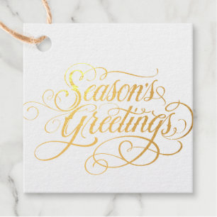 Die Grüße der Saison Geschenkanhänger