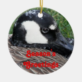 Die Grüße der Saison Kanada Goose Holiday Keramikornament