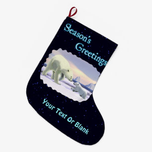 Die Grüße der Saison - Mama Nose Best Großer Weihnachtsstrumpf